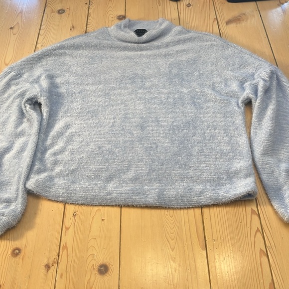 Sanctuary Cozy Light Blue Turtleneck Sweater - Picture 6 of 12